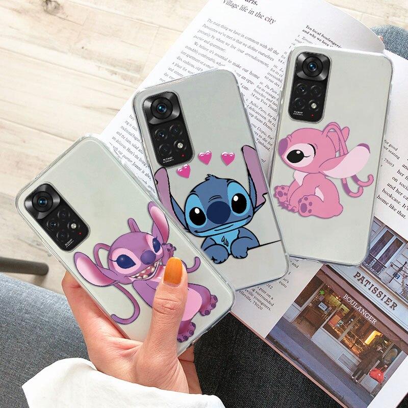 

Lilo Stitch Transparent Phone Case For Redmi Note 11 11S 4G Back Cover TPU Soft Cute Cartoon Funda For Redmi Note 11 Note11 S 4G