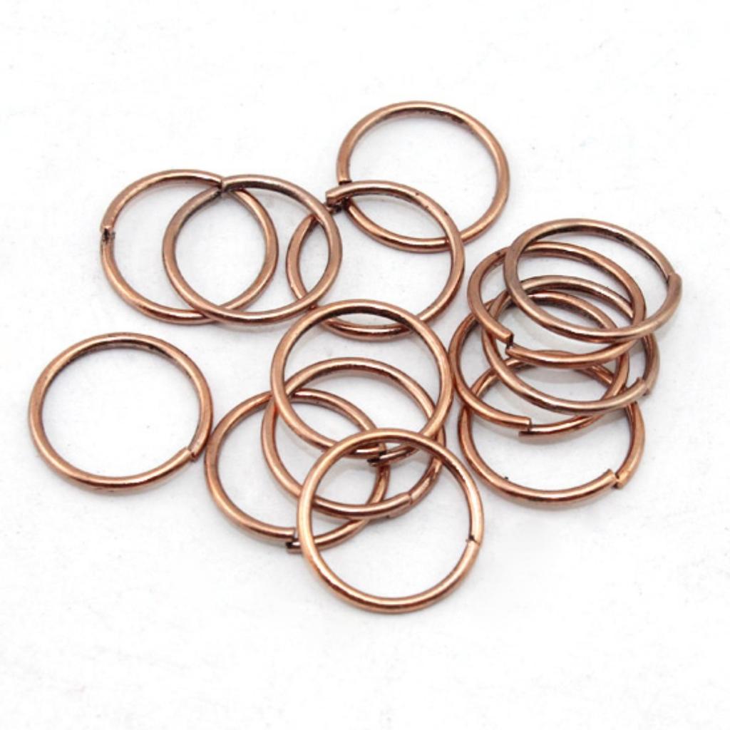 50-200Pcs  3-20mm Single Loops Jump Rings Gold Color Split Rings For Jewelry Making Connectors DIY Bracelet Supplies Accessories