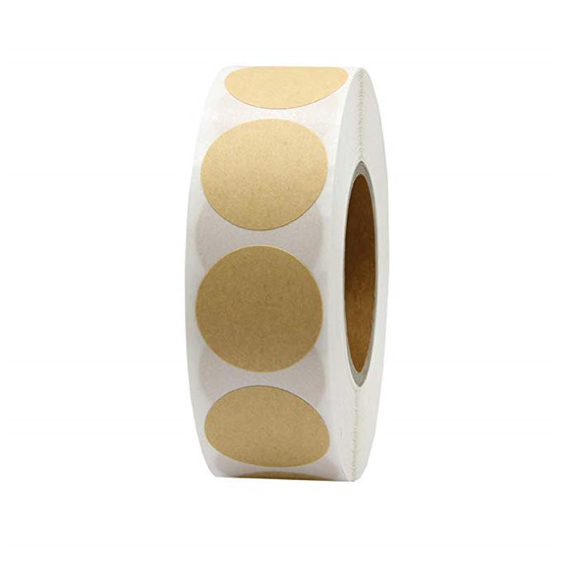 Autocollants Papeterie Chroma Étiquette 1 Pouce Étiquettes Point Color-Code 500 Rouleaux Noirblancvertbleuorangeraunerosejaune