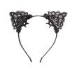 Spitzen Katzenohren Stirnband: Niedliches Catwoman-Accessoire für Weihnachtsfeiern