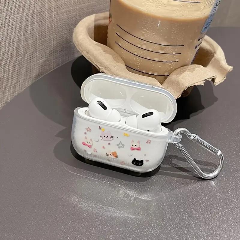 ins transparent full screen kitten suitable for AirPods1/1st generation protective case Apple pro/1 wireless bluetooth headset cover