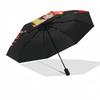 1pc Resident Evil Automatic Opening/Closing Umbrella with Convenient Three-Fold Design, 8 Iron Ribs - for Outdoor Daily Use, Travel A12