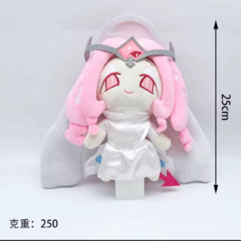 New Cookie Run Kingdom Plush Toy Pure Vanilla Cookie Eternal Sugar Cookie Soft Stuffed Doll Game Peripheral Collectible Gift