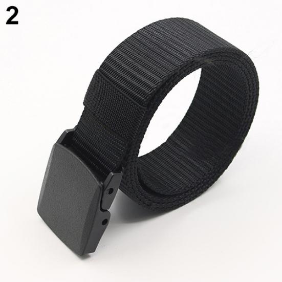 Men's Fashion Practical Sport Tactical Military Nylon Buckle Waist Belt Waistband