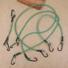 30-120Cm Green Stretch Ropes 6Mm Bungee Cords With Hooks Elastic Tie Strap Bikes Tie Car Luggage Packing Roof Rack Strap