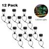 6/12 Pack Solar Pool Lights, Waterproof LED Ambient Lighting for Fence, Garden, Patio, Pathway, Porch, Decorative Outdoor Lamp