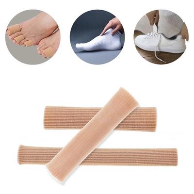 15 cm Silikonschlauch Zehen-Gel-Schutzhülle, Finger- und Zehenstoff, Gel-Verband, Hühneraugen, Blasen, Schwielen, Schmerzlinderung, weiche Polster, Einlegesohlen