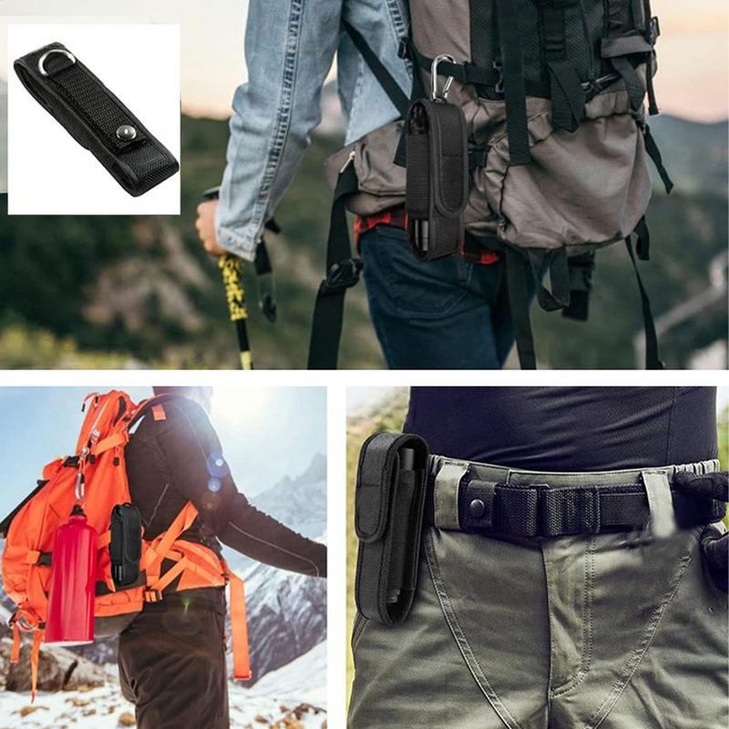 Flashlight Cover Case Flashlight Pouch LED Torch Cover LED Torch Nylon Protective Cover for Hunting Camping Outdoor Hiking