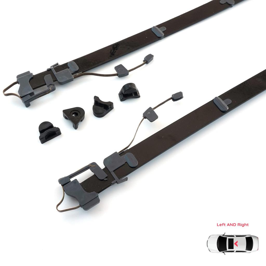 BSR593 Panoramic Sliding Roof Sunroof Rail Frame Glass Slider Guide Repair Set Length 57 Cm for Mercedes C-Class W205 2014-2021