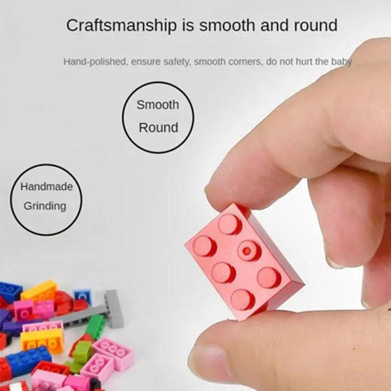 DIY Creative Building Blocks Bulk Set, 300/500/1000/1500Pcs  Classic Blocks Brick, Birthday Gift Children's Educational Toys