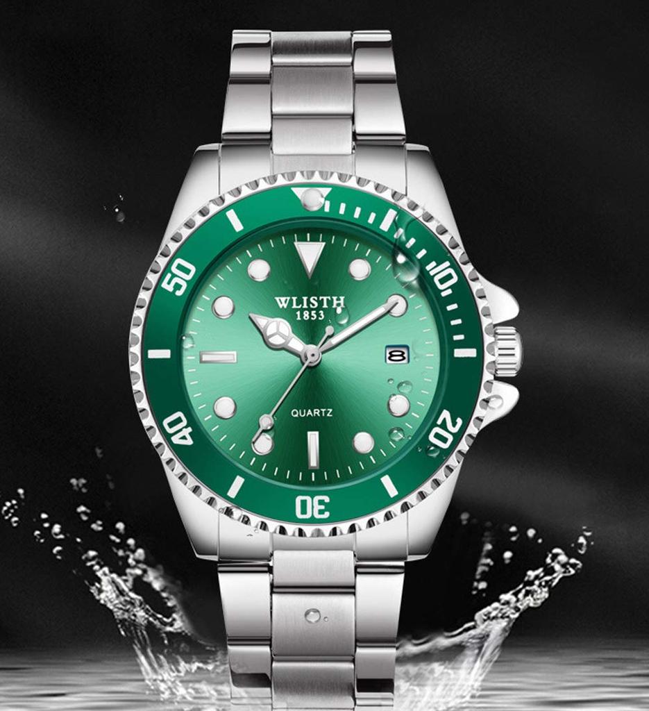 Fintier Popular Casual Chronograph Watch, Luminous, Waterproof, Analog Quartz Watch