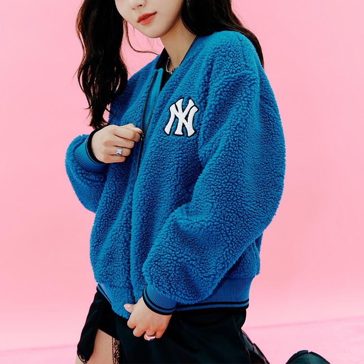 New MLB New York Yankees Baseball Jerseys Women's Blue 3AJPF0116-50BLD