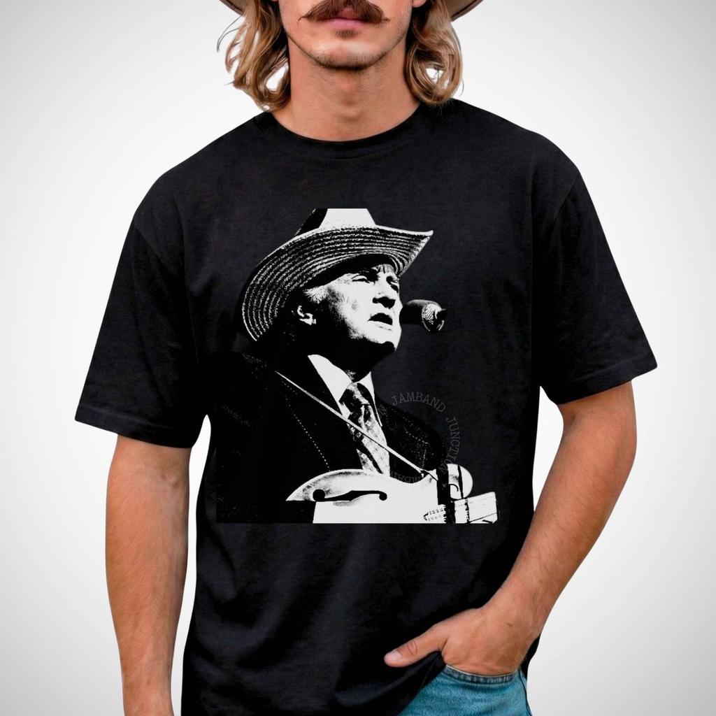 Bill Monroe T-Shirt and kids tshirt: Shakedown Style Father of Bluegrass Mandolin Master Tee