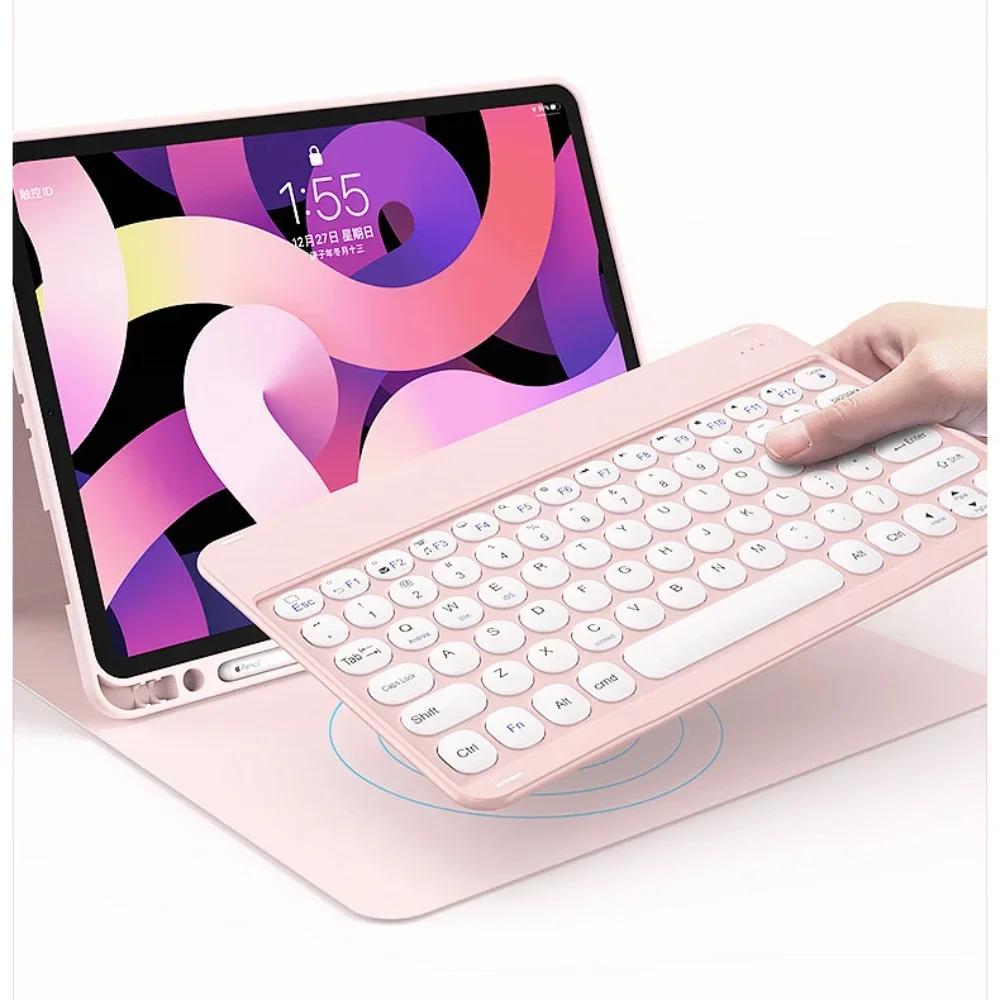 Tastaturabdeckungen für Tablets für Neues iPad 11. Generation A16 2025 Hülle mit Stifthalter für iPad 10. 9. 8. Air 6 5 4 Air 3 Pro 11 4. 3. Generation