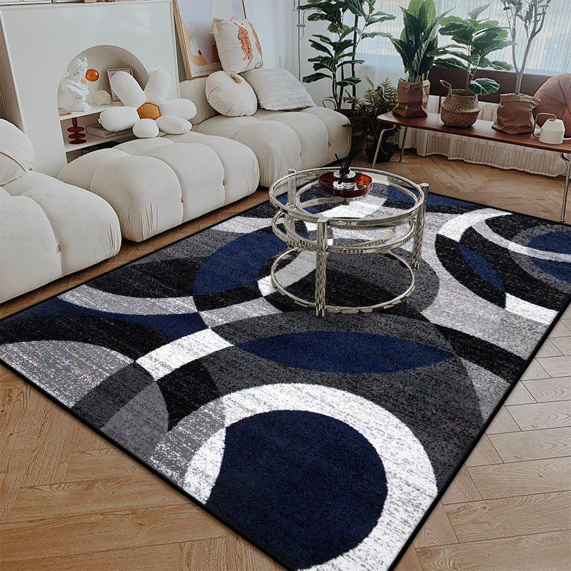 Teppich im nordischen Stil mit Linienmuster Wohnzimmer Große Größe Rutschfest Leicht zu reinigen Eingangstürmatte Weich Waschbar Esszimmerbereich Teppich