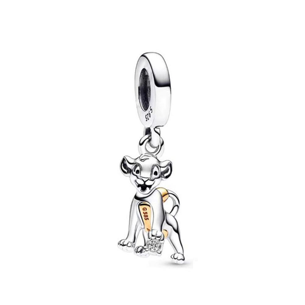 Neues Miniso Disney Donald Duck Minnie Charm 925 Silber Armband Halskette DIY Schmuck Geschenke für Frauen