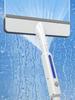 2-in-1 Spray Window Squeegee with Extension Pole Window Cleaning Squeegee Kit 80ML Refill Bottle for Home Shower Car Windshield