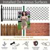 Vintage Houndstooth Metal Wall Art 8"x12" Modern Woman Silhouette Decor Easy Install Black Weatherproof Iron Signs