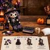 Bastelset für Kinder und Erwachsene Skelett Hexe Patchwork-Set, Gothic Mädchenpuppe DIY Gruselige Halloween-Näherei für Erwachsene Teenager Handgemachtes Geschenk Handarbeits-Starter