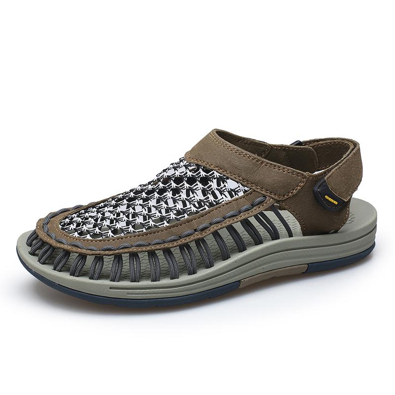 Fashion Hot Selling Men's Sandals High-quality Handmade Casual Shoes Outdoor Anti Slip Seaside Men's Beach Camping Shoes Summer