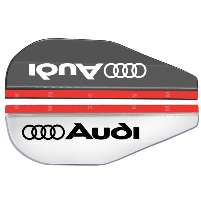 2Pcs Car  Rear View Side Mirror Rain Board Eyebrow Guard Sun Visor For Audi A5 A3 A4 A6 A7 A8 Q2 Q7 Q3 Q5 Q8 B5 B6 B7 B8 B9 Q7 8P 8V 8L