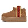 UGG Classic Ultra Mini Braid Boot Chestnut Women's 1138491-CHE