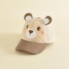 3D Little Bear Children's Windproof Flat Cap – Comfortable, Versatile, and Cute Baseball Hat