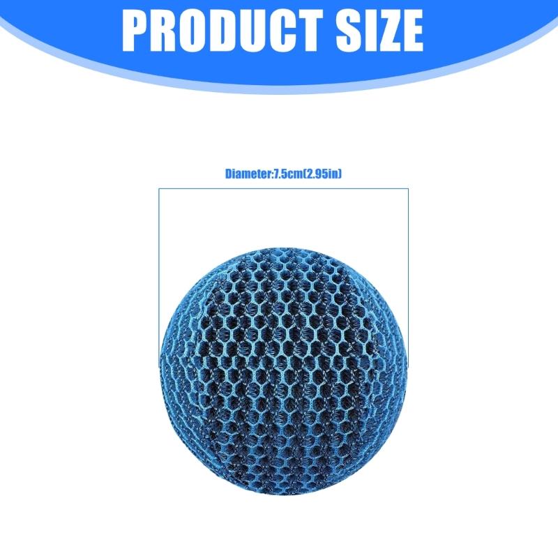 4Pcs Scum Absorber Cleaning Sponge Ball for Hot Tubs Spas Pools Bathrooms Descale Absorb Oil Multiple Application