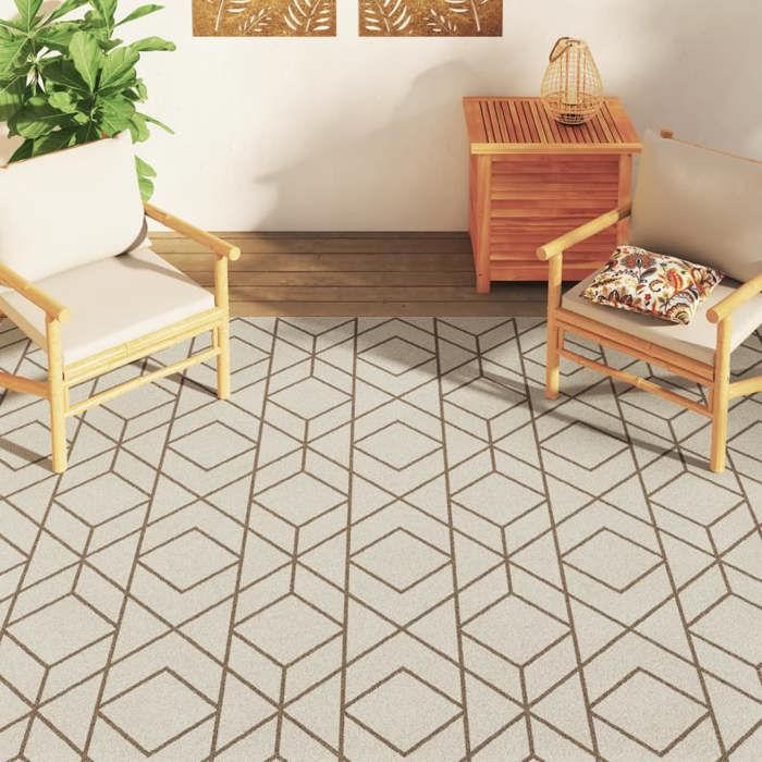 VidaXL Indoor Outdoor Short Pile Non-Slip Rug, Floor Carpet, Bedroom Living Room Terrace Rug 4007209