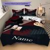 Custom Textile Batman Night Bedding 3 Piece Set HD Print Duvet Cover Pillowcases for Teens Adult Bedroom Decoration