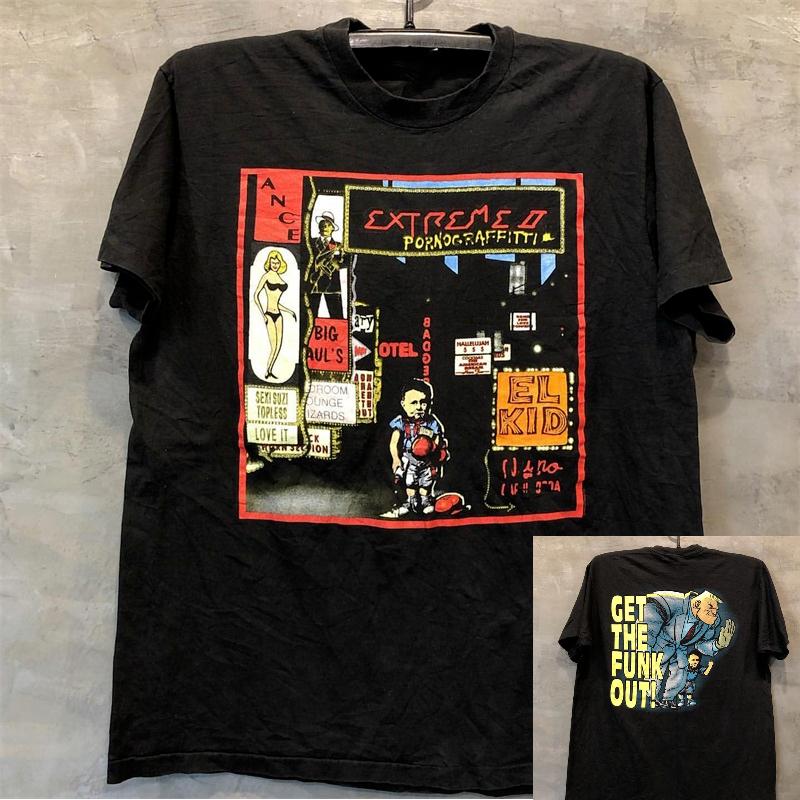 Extreme Band Heavy Metal Rock Trend Hip Hop Streetwear ShortSleeved Unisexs and Womens Heavyweight Cotton Retro TShirt S