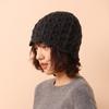 Autumn and winter new% all-wool pineapple pattern crochet knitted hat women's hollow lace bag head hat