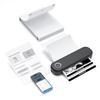 A4 Portable Thermal Printer Bluetooth&USB Connect 50mm 56mm 77mm 107mm 210mm 216mm US Letter Compatible with Win