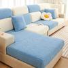Cream-colored Plush Sofa Cover Thickened Winter Simple Sofa Hats Backrest Cover Cloth Towel New Living Room