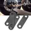 4PCS Trailer Spring Shackle Strap Links 3 1/8in Length Heavy Duty Steel for Double Eye Leaf Spring