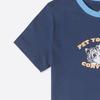 New Converse Regular T Shirt Women's Blue 10027951-A02