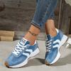 Lente Casual Sportschoenen voor Dames | Dikke Zool, Hoogte Verhogend, Veelzijdig, Retro Casual Schoenen, Gestreept Ontwerp, Damesschoenen, Sportschoenen