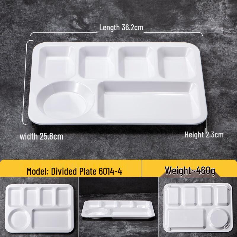 Ding Le Melamine Divided Serving Trays