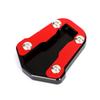 Bruce & Shark Side Stand Kickstand Extension Pad for Honda CRF300L CRF300 Rally 2021-2022 Red