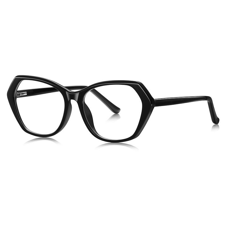 New Vintage Transparent Computer Reading Glasses Frame Women Men Polygon TR90 Anti Blue Light Presbyopia Eyeglasses