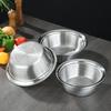 Stainless Steel Double Layer Kitchen Colander and Rice Washer