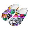 Lightweight EVA Garden Clogs Women Men Color Printed Breathable Slip On Shoes Beach Pool Home Bathroom Sandals Beach Pool Wear