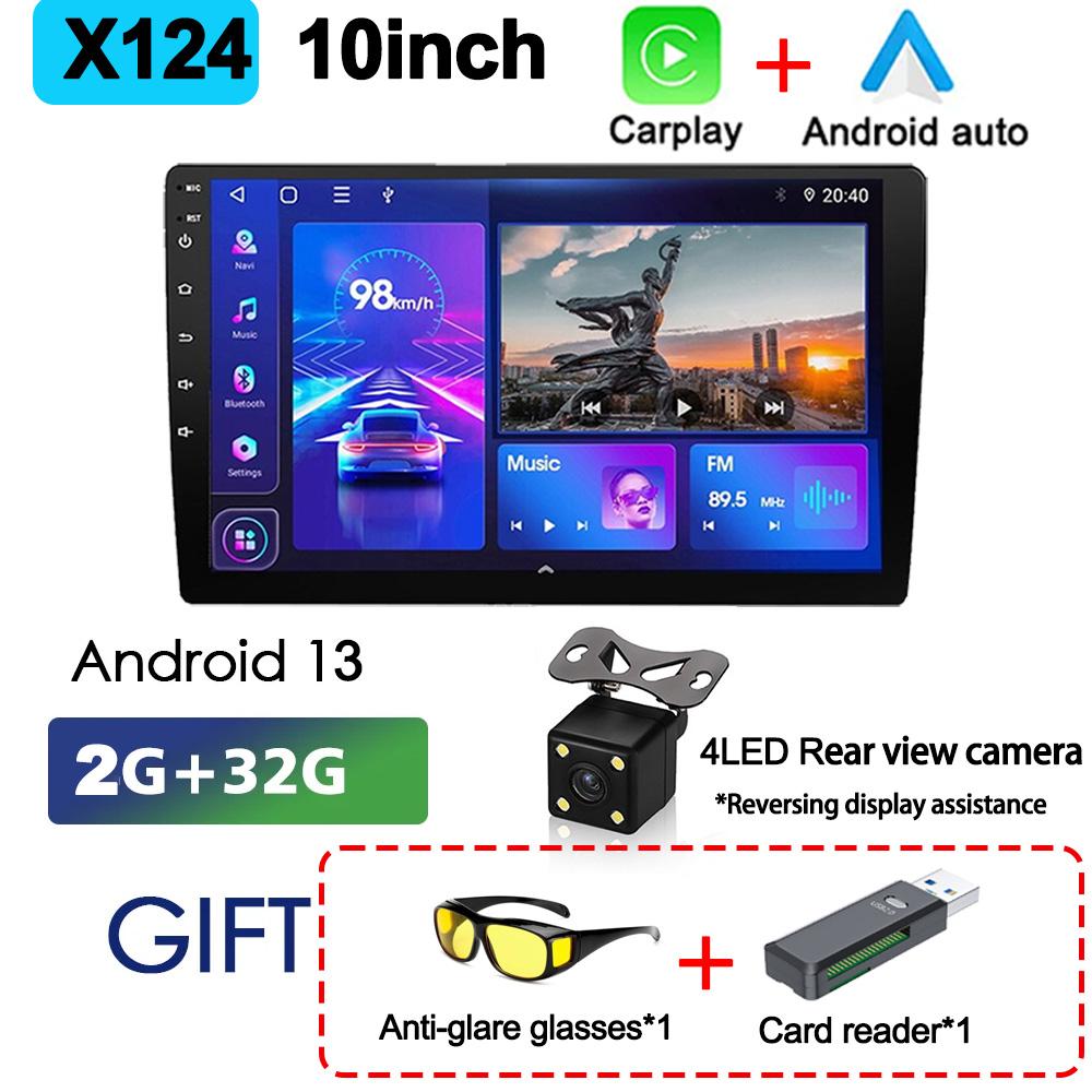 7/9/10Inch Wireless Apple Carplay Android Auto GPS Car Radio 2G+32G stereo receiver Multimedia Video Player Car Acesssories