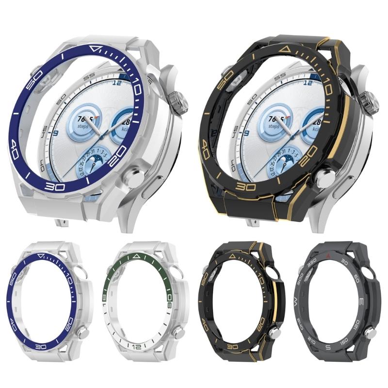 Watch Protector Cover Case for Watch GT5 46MM Protector Bumper Frame Cover Shell Smartwatch Scratchproof Housing