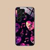 Musical Note Staff Mobile Phone Case for Samsung Galaxy S26 S25 S24 S23 S22 S21 S20 Note20 Plus FE Ultra Glass Colorful Cover