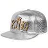 Women King Pattern Leather Hip-Hop Hats Spring Autumn Outdoor Use Adjustable Casual Baseball Caps Sunscreen Hat For Men And