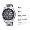CASIO RETRO TONE series 100 meters waterproof solar Quartz titanium strap men's watch gray dial OCW-T2600RA-8AJF