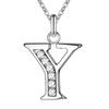 Explosive Jewelry Export Silver Jewelry Necklace 26 Letter Necklace A-Z Accessories