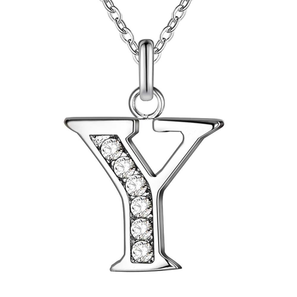 Explosive Jewelry Export Silver Jewelry Necklace 26 Letter Necklace A-Z Accessories