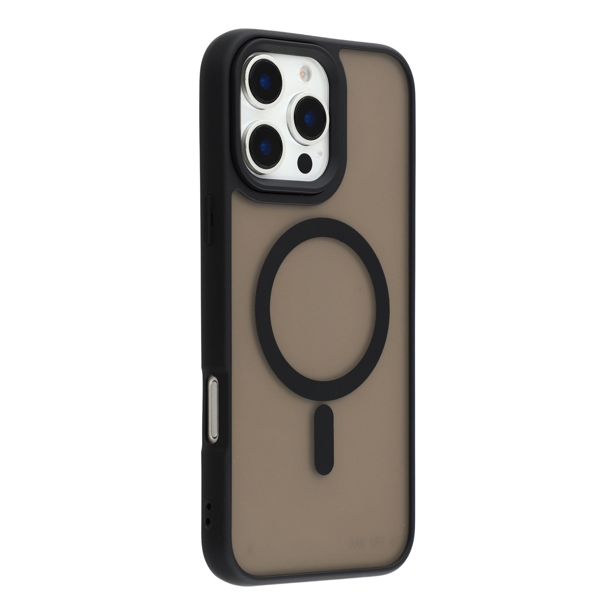 For iPhone 16 Pro Max Case Compatible with MagSafe Skin-Touch PC + TPU Phone Cover K